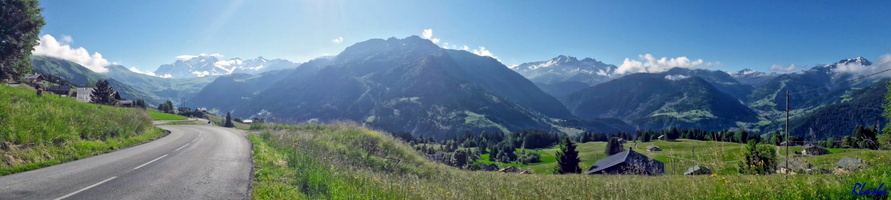 2016-07-03 02 Les Saisies - Mont Blanc - pano